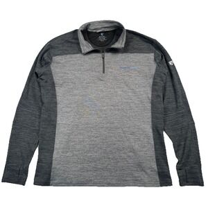 Kuhl Men's XXL Ryzer 1/4 Zip Pullover Gray (Company Logo)
